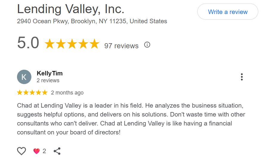 lending valley reviews