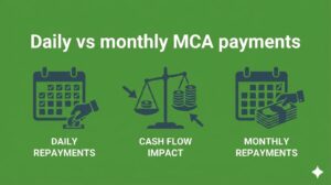 Daily vs monthly MCA payments