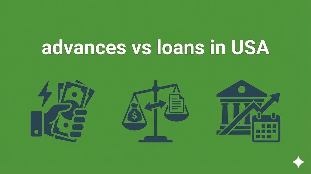 advances vs loans in USA